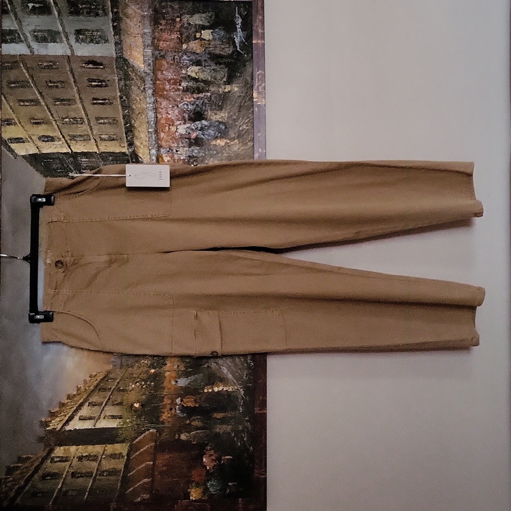 Joie Tan Straight-Leg Lightweight Utility Pants